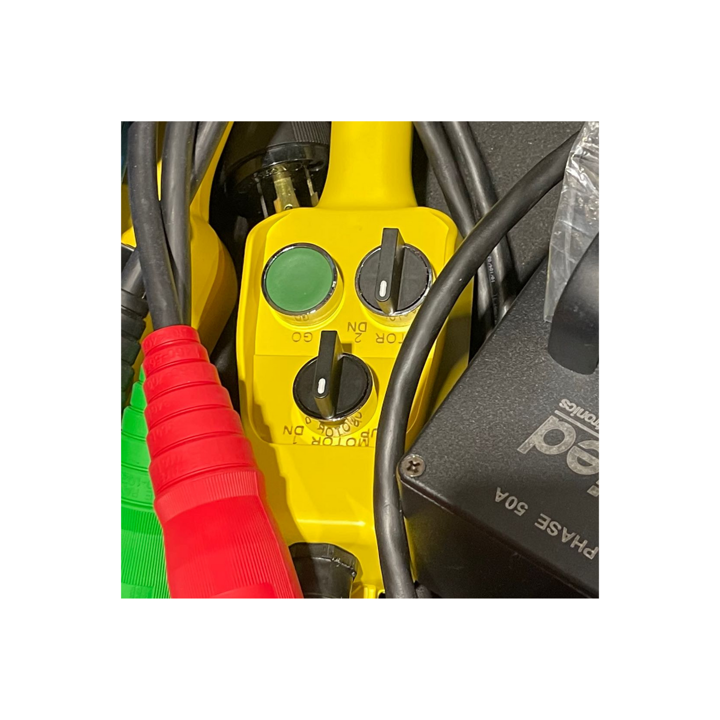 2 Channel Hand Held Hoist Control "Pickle" w/ (2) Twistlocks