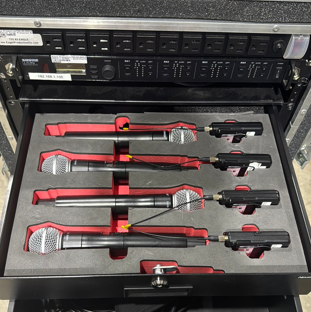 Shure ULXD Wireless Rack Package - (4 Channel)