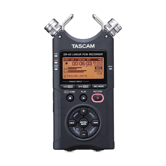 Tascam DR-40X Four-Track Digital Audio Recorder