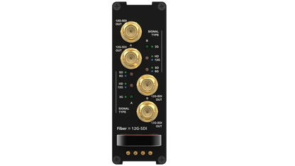 Theatrixx Dual Fiber to Dual 12G-SDI Reversible Module